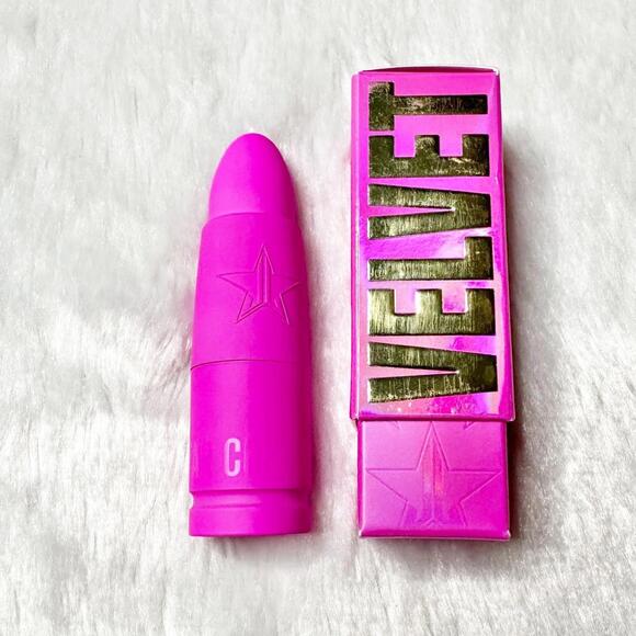 NIB Jeffree Star Pink Messiah Velvet Trap Lipstick Full Size 4g - Picture 5 of 10